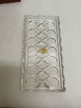 Vintage Princess House Genuine Full Lead Crystal Tray
